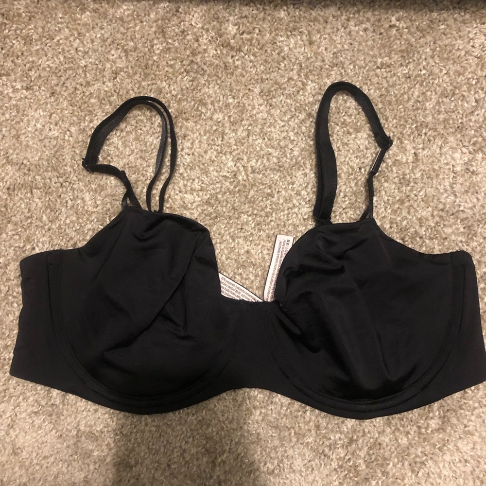 32B 32C Victoria Secret Push-up Black